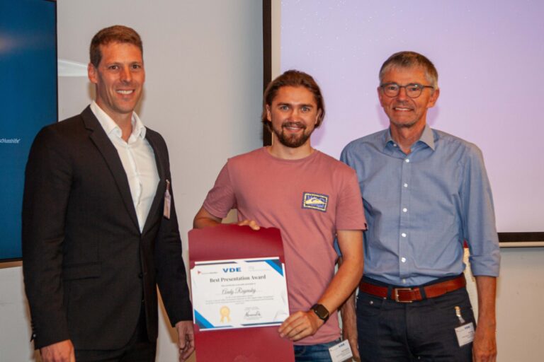Best Presentation Award für Andy Regensky